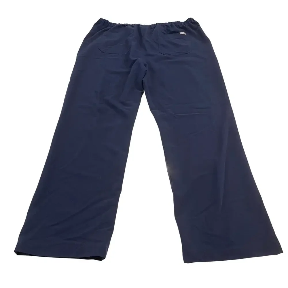 FIGS Pisco Straight-Leg Scrub Pant Navy Size XXL